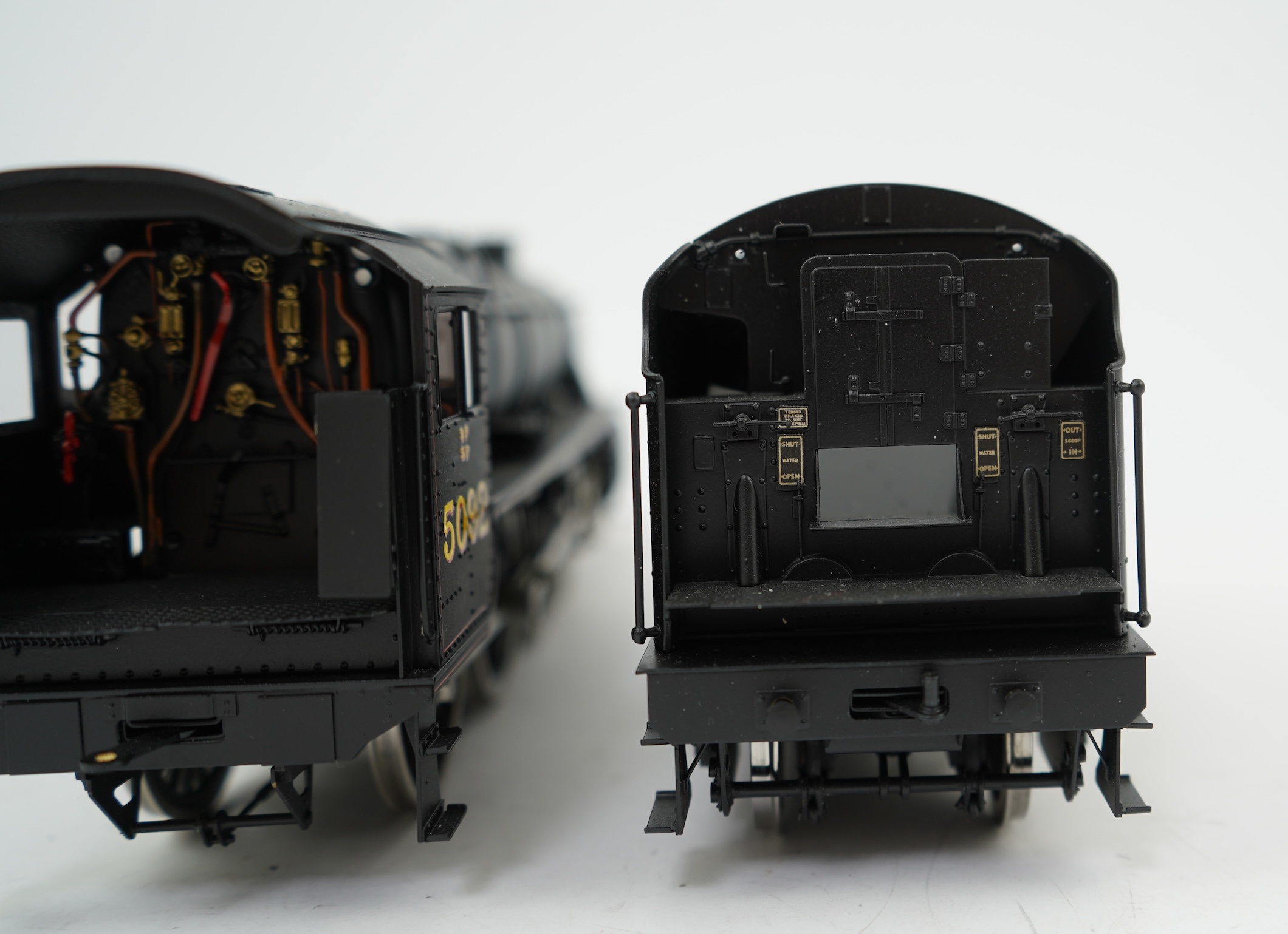 An 0 Gauge Made by Sancheng, China, model of LMS Class 5F, 5092, power powered for two rail operation.